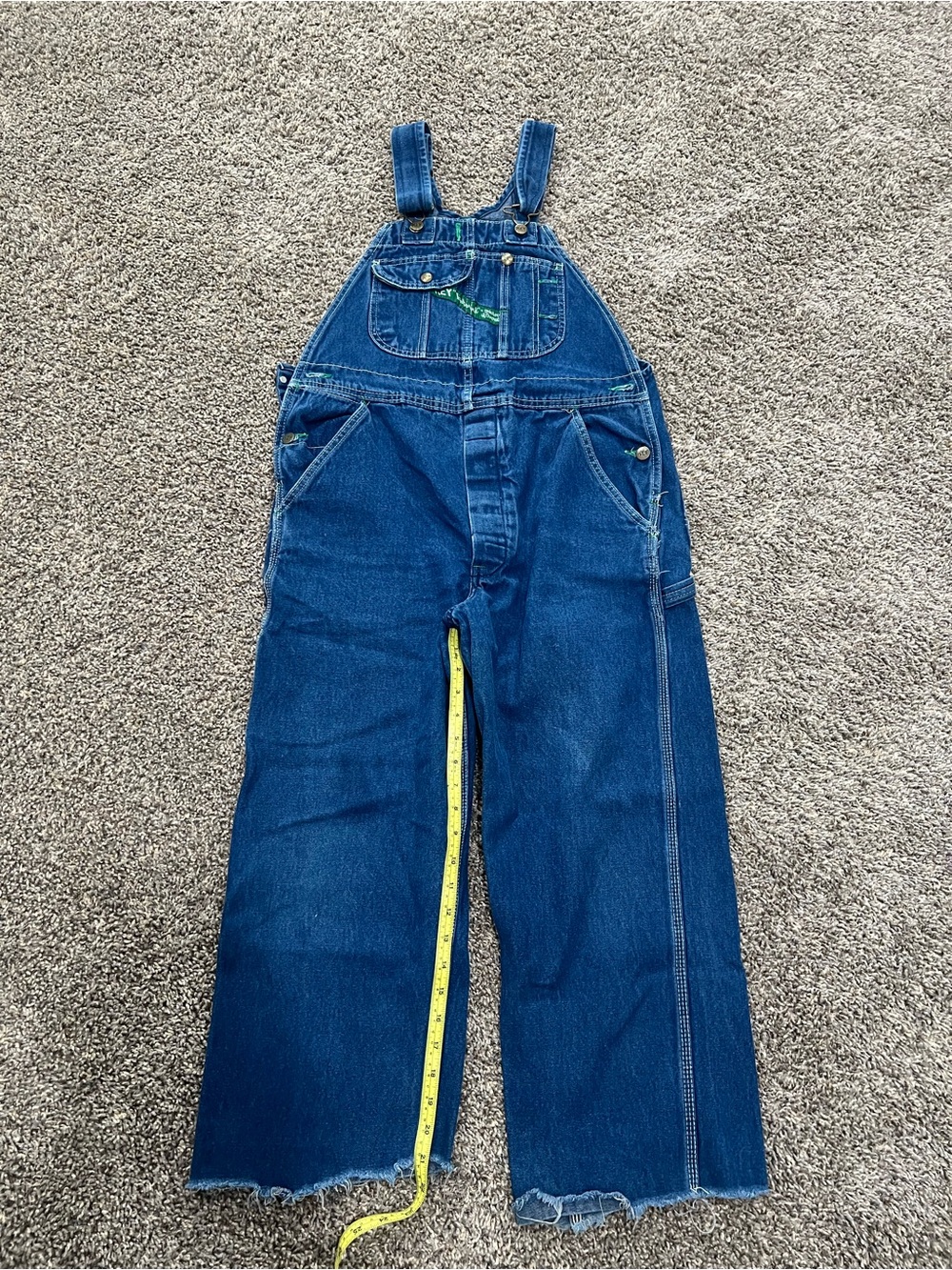 Classic Blue Denim Men's Overalls